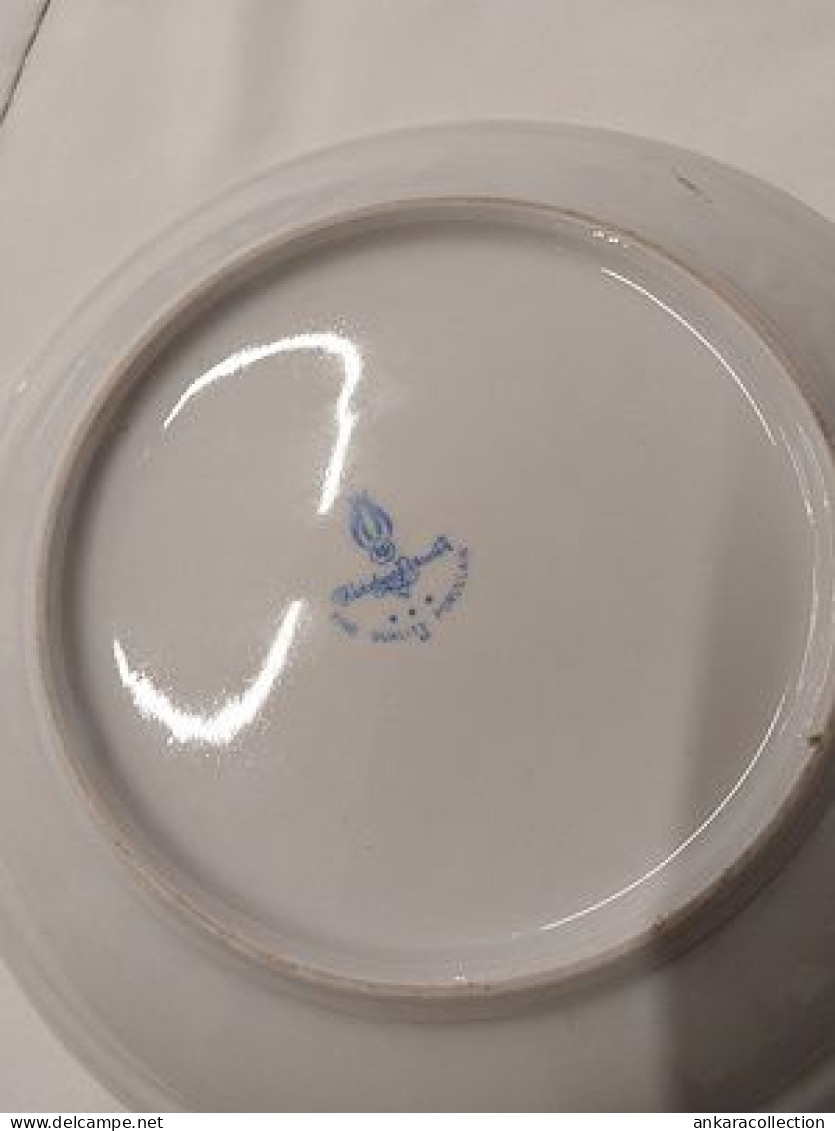 AC - ​​​​UNDERWATER SPEARFISHING WORLD CHAMPIONSHIP  JULY 13 - 20.1987  ISTANBUL, TURKEY  HAND PAINTED PORCELAIN PLATE - Other & Unclassified