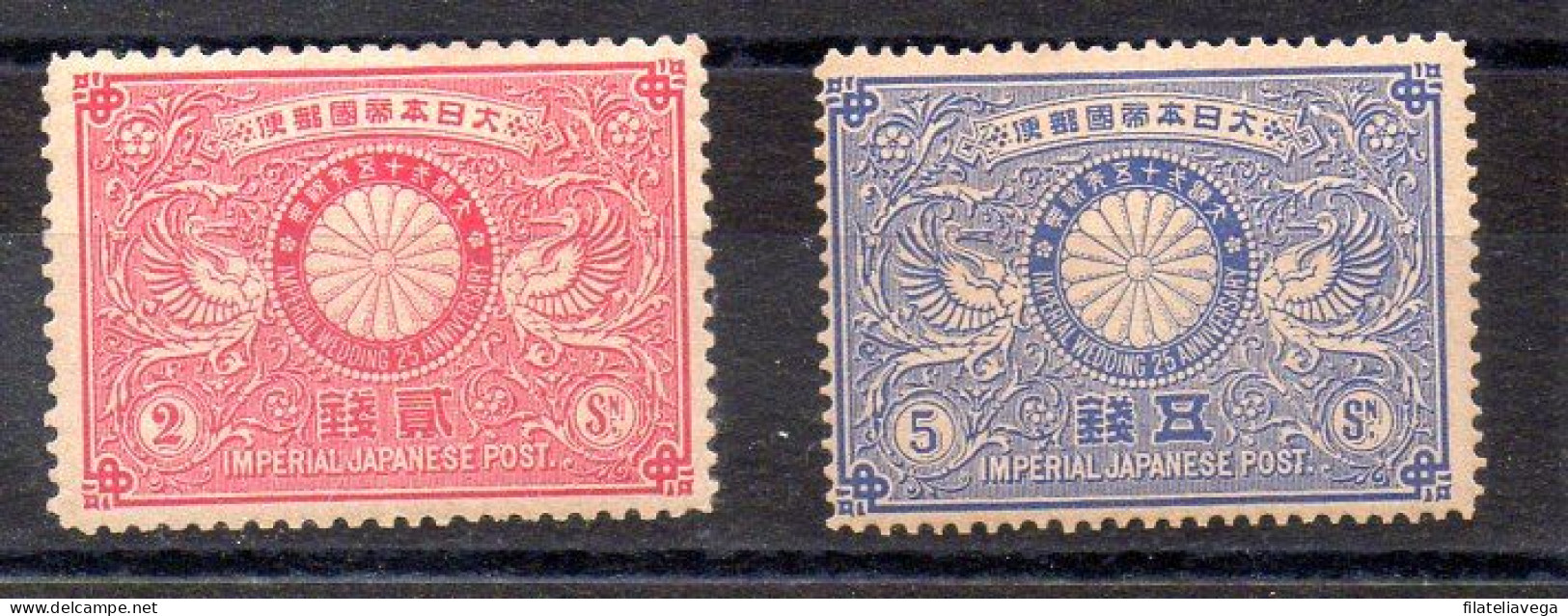 Serie De Japón N ºYvert 87/88 * - Unused Stamps
