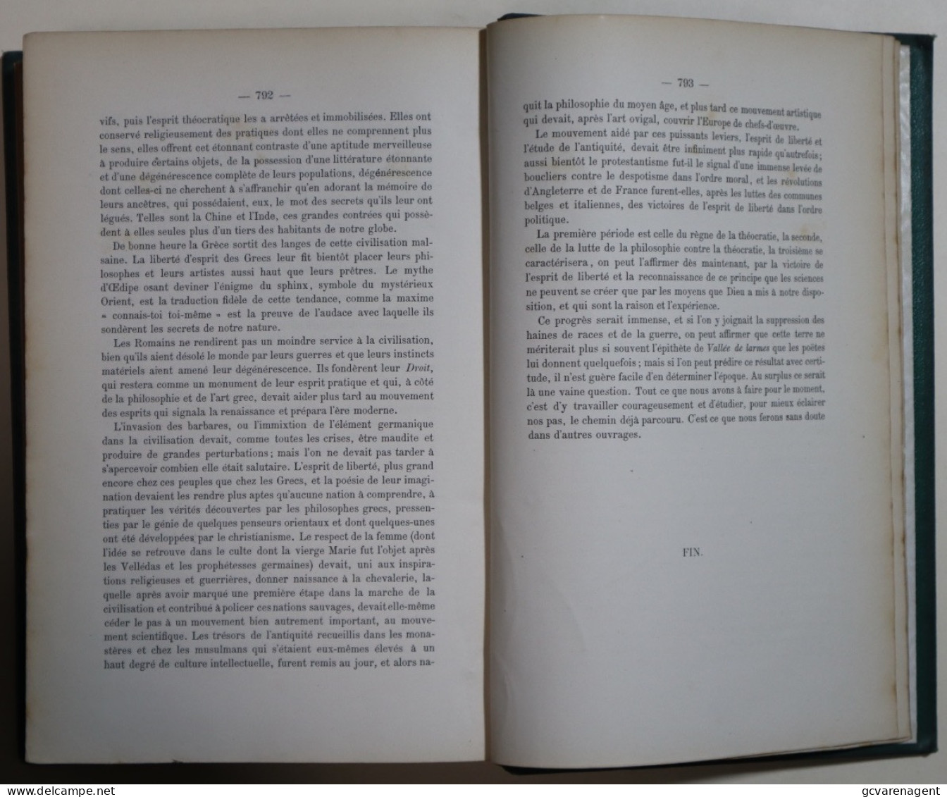 L'HOMME PROBLEMES ET MERVEILLES DE NATURE HUMAINE PAR W.F.A. ZIMMERMAN 1865 -796 PAGES BON ETAT 250X170X40MM VOIR IMAGES