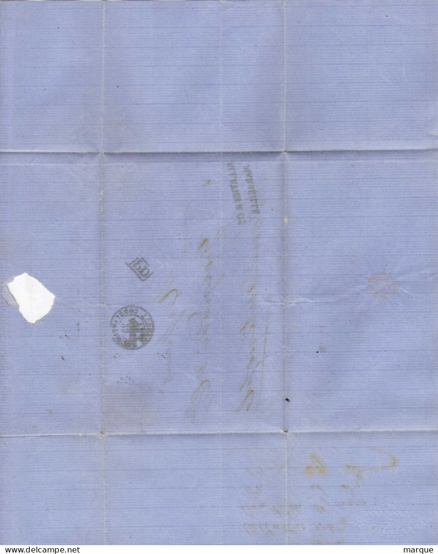 Document Avec Timbre  Valeur 80c Rose Oblitération 25/03/1872 - 1849-1876: Periodo Clásico
