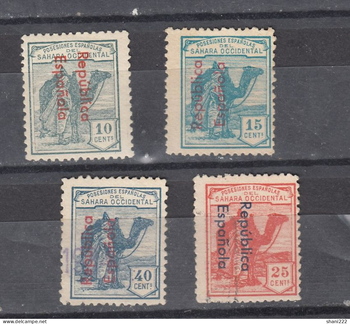 Spanish Sahara 1931 Overprinted Republica Espanola - Selection (e-823) - Spanish Sahara