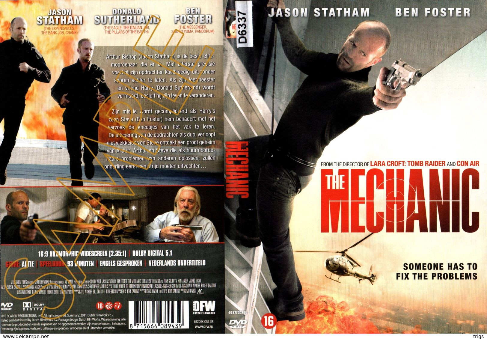 DVD - The Mechanic - Actie, Avontuur