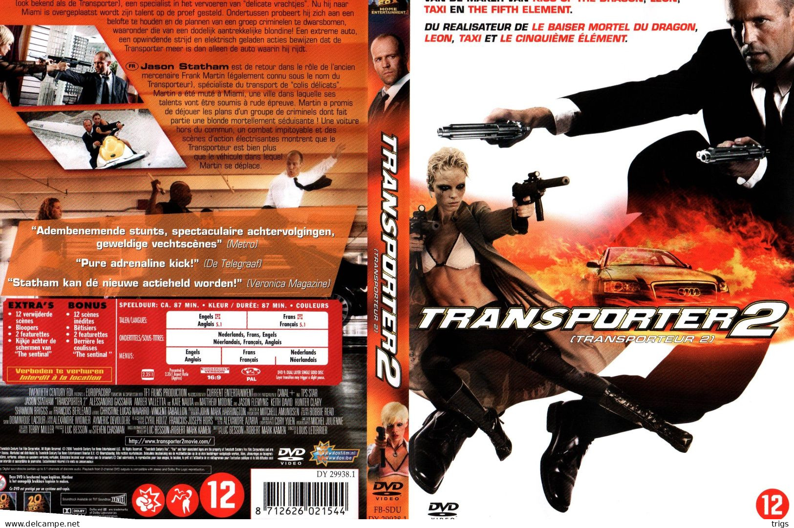DVD - Transporter 2 - Action, Aventure