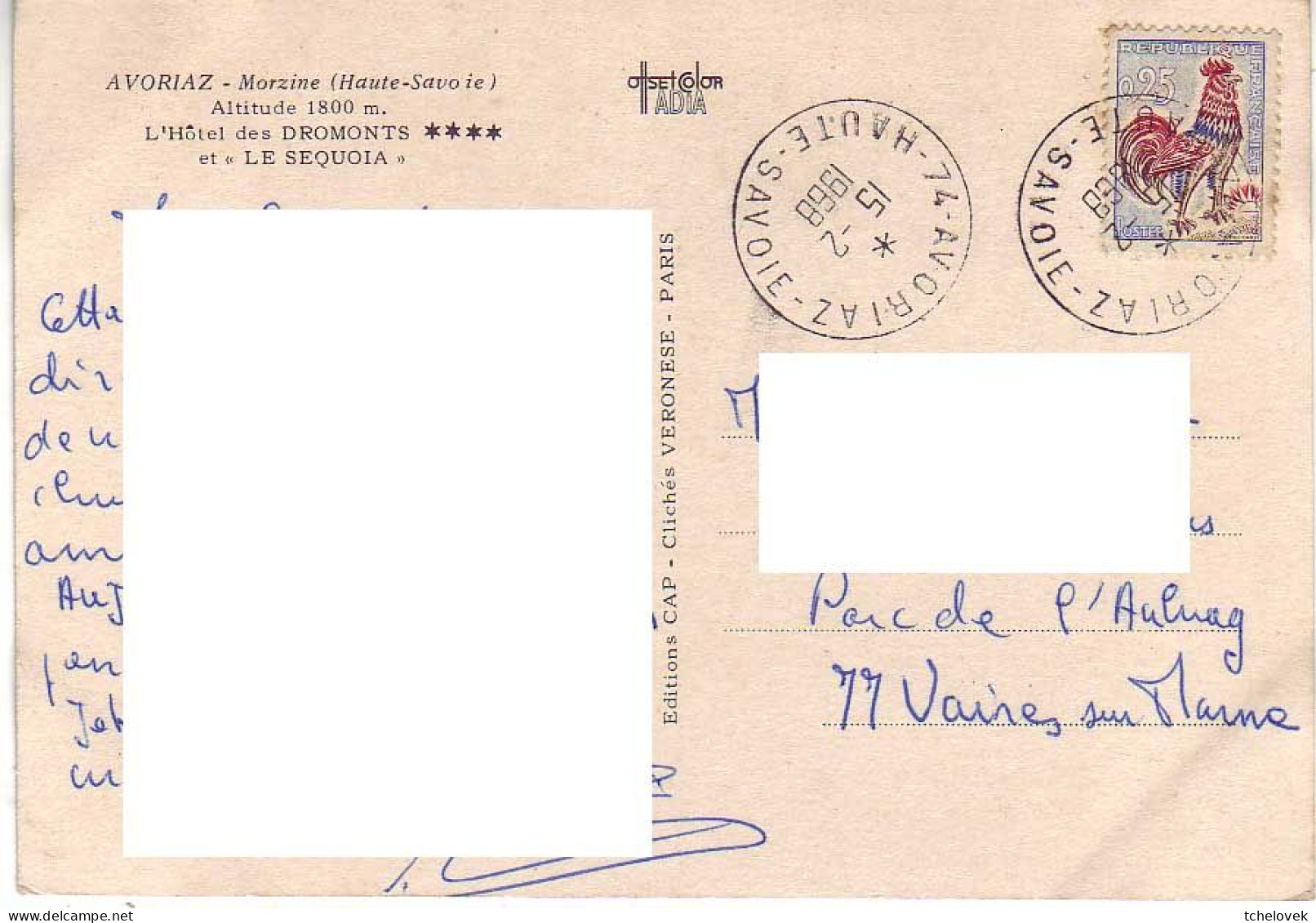 (74). Morzine Avoriaz 1981 Renes Attelage & Gorge De La Dranse Morzine 1949 & (2)  & (3) & E 6731 - Morzine