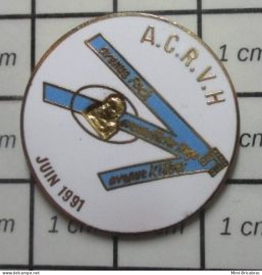 1818c Pin's Pins / Beau Et Rare / ASSOCIATIONS / ACRVH ASSOCIATION RESIDENTS AVENUE VICTOR HUGO - Associations