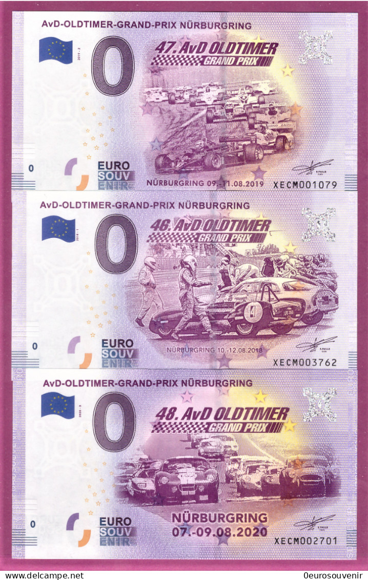 0-Euro XECM 2018-1 - 2020-3 AvD-OLDTIMER-GRAND-PRIX NÜRBURGRING - Private Proofs / Unofficial