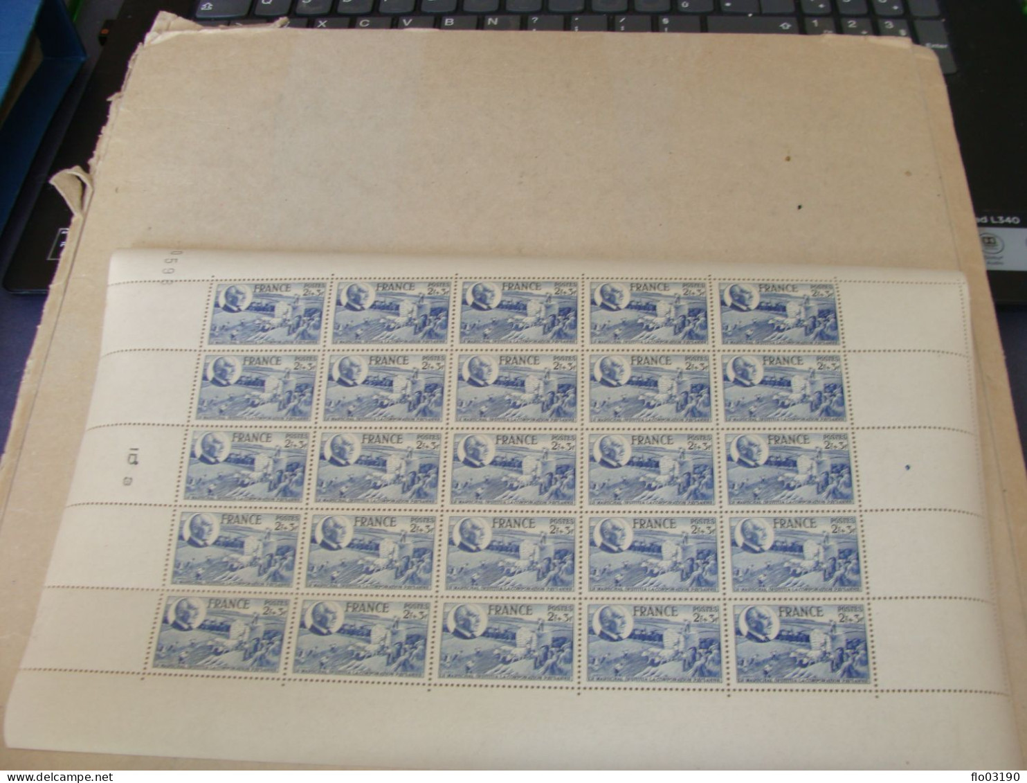 N° 607 En Feuille  De  25 Timbres Entières Neuves - Fogli Completi