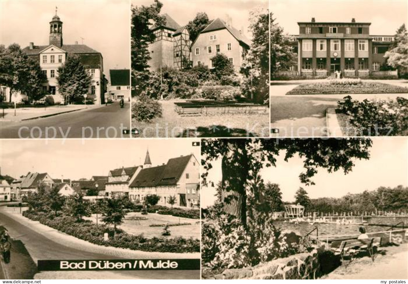 73099294 Bad Dueben Rathaus Burg Freilichtbuehne Eisen Moorbad Freibad Hammermue - Bad Düben