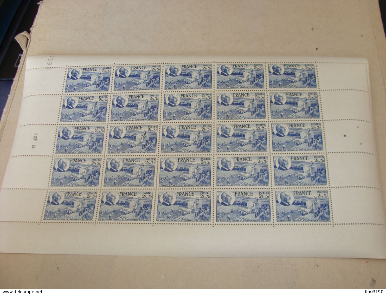 N° 607 En Feuille  De  25 Timbres Entières Neuves - Ganze Bögen