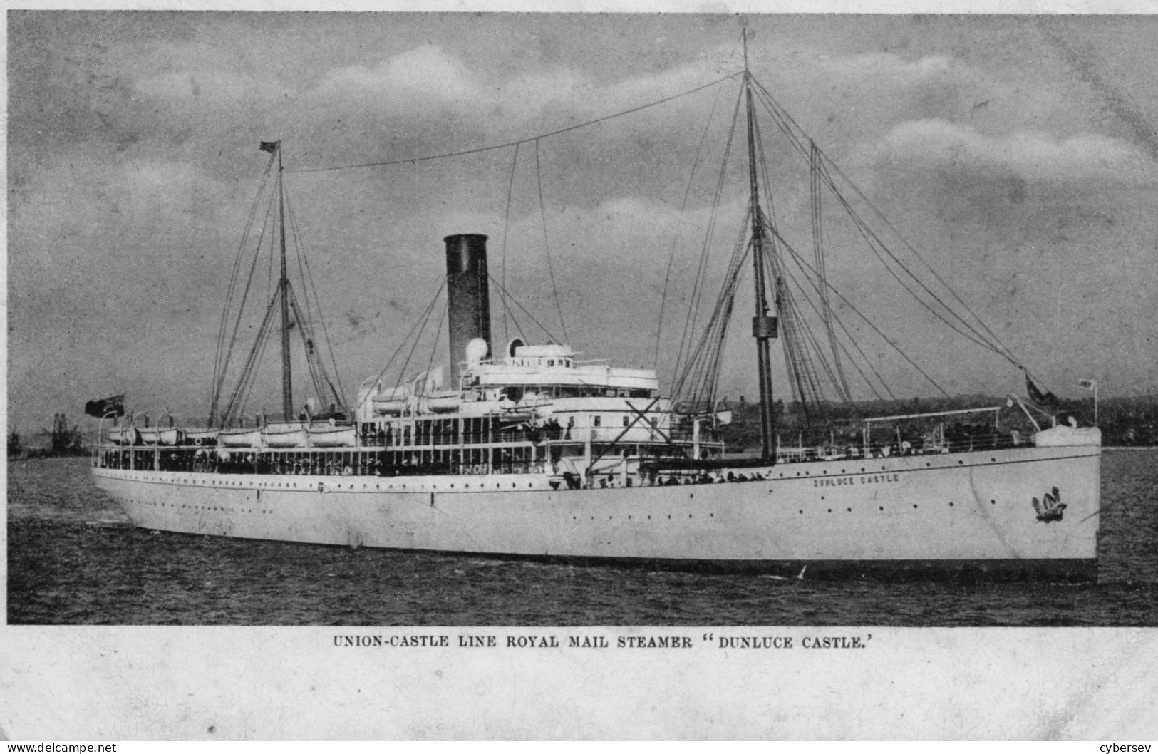 Union Castle Line Royal Mail Steamer "Dunluce Castle" - Passagiersschepen