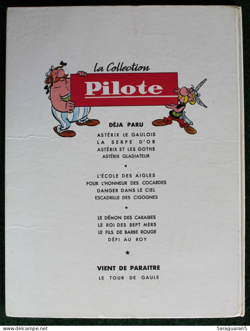 BD ASTERIX - 5 - Le Tour De Gaule D'Astérix - EO 1965 Collection Pilote - Asterix