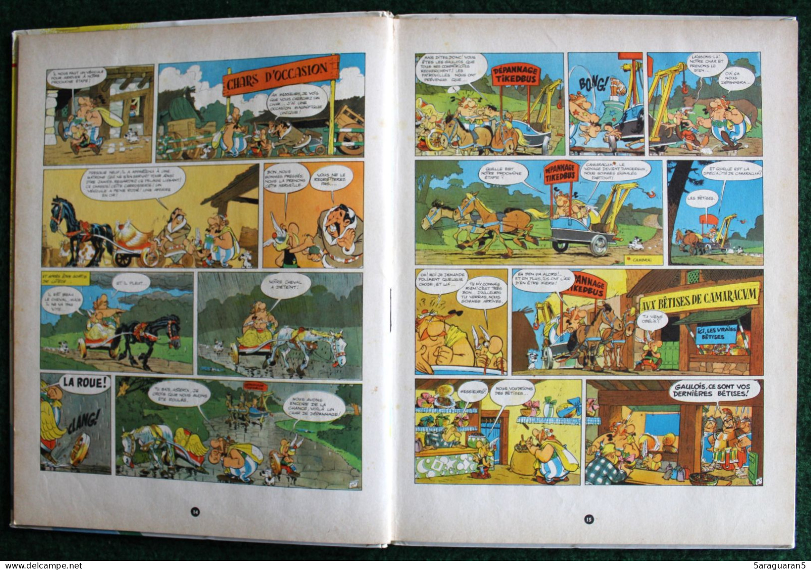 BD ASTERIX - 5 - Le tour de Gaule d'Astérix - EO 1965 collection Pilote