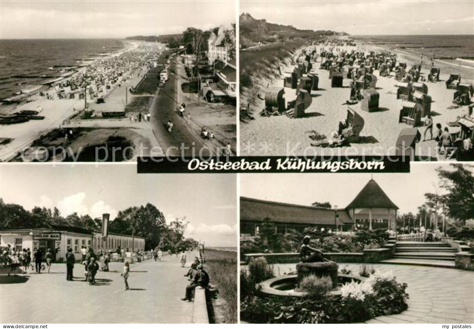 73099206 Kuehlungsborn Ostseebad Strand Brunnen Parkanlage Promenade Kuehlungsbo - Kühlungsborn