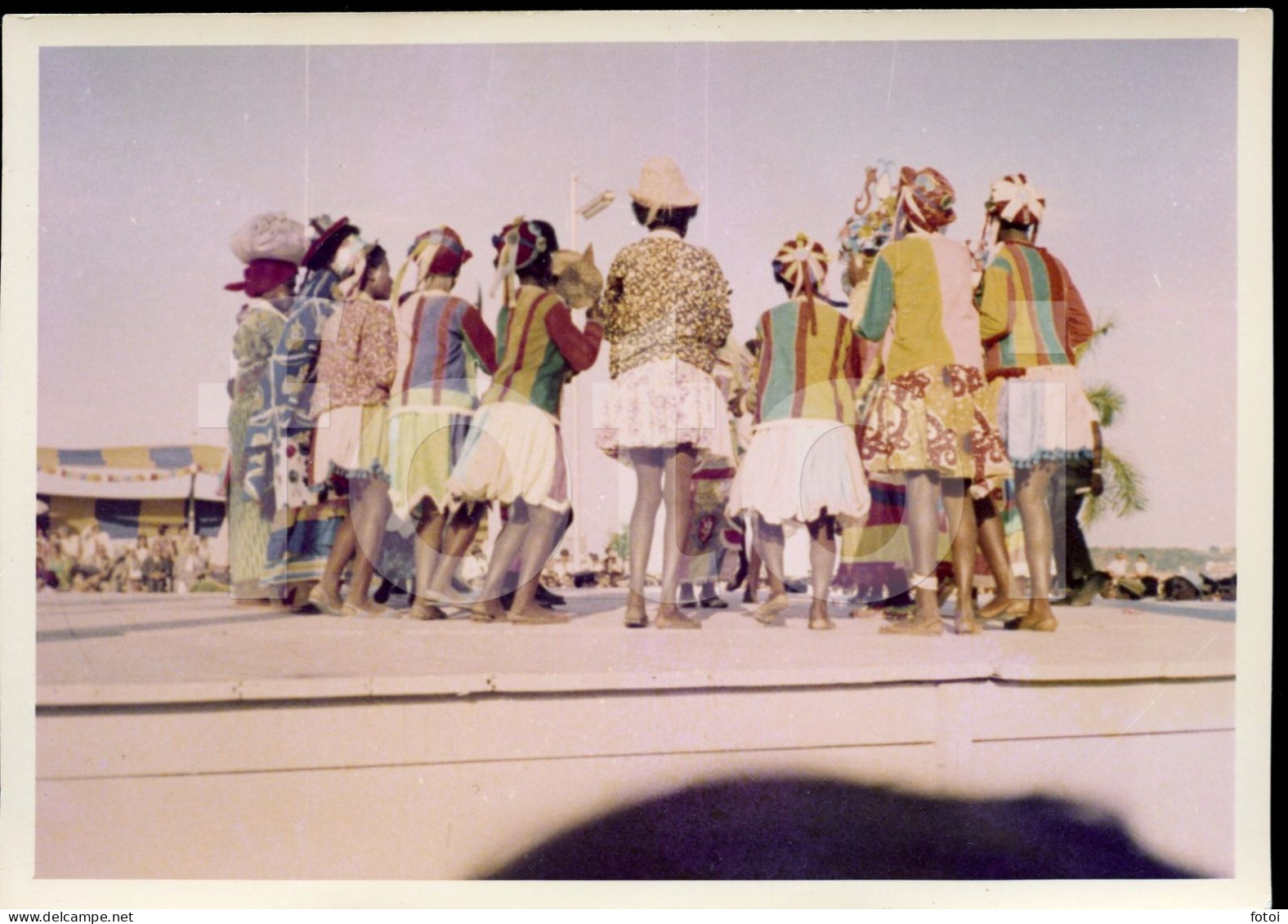 3 PHOTOS SET 1970 REAL PHOTO FOTO LUANDA ENFANTS CHILDREN GIRLS GIRL JEUNE FILLE DANCE ANGOLA AFRICA AFRIQUE AT281