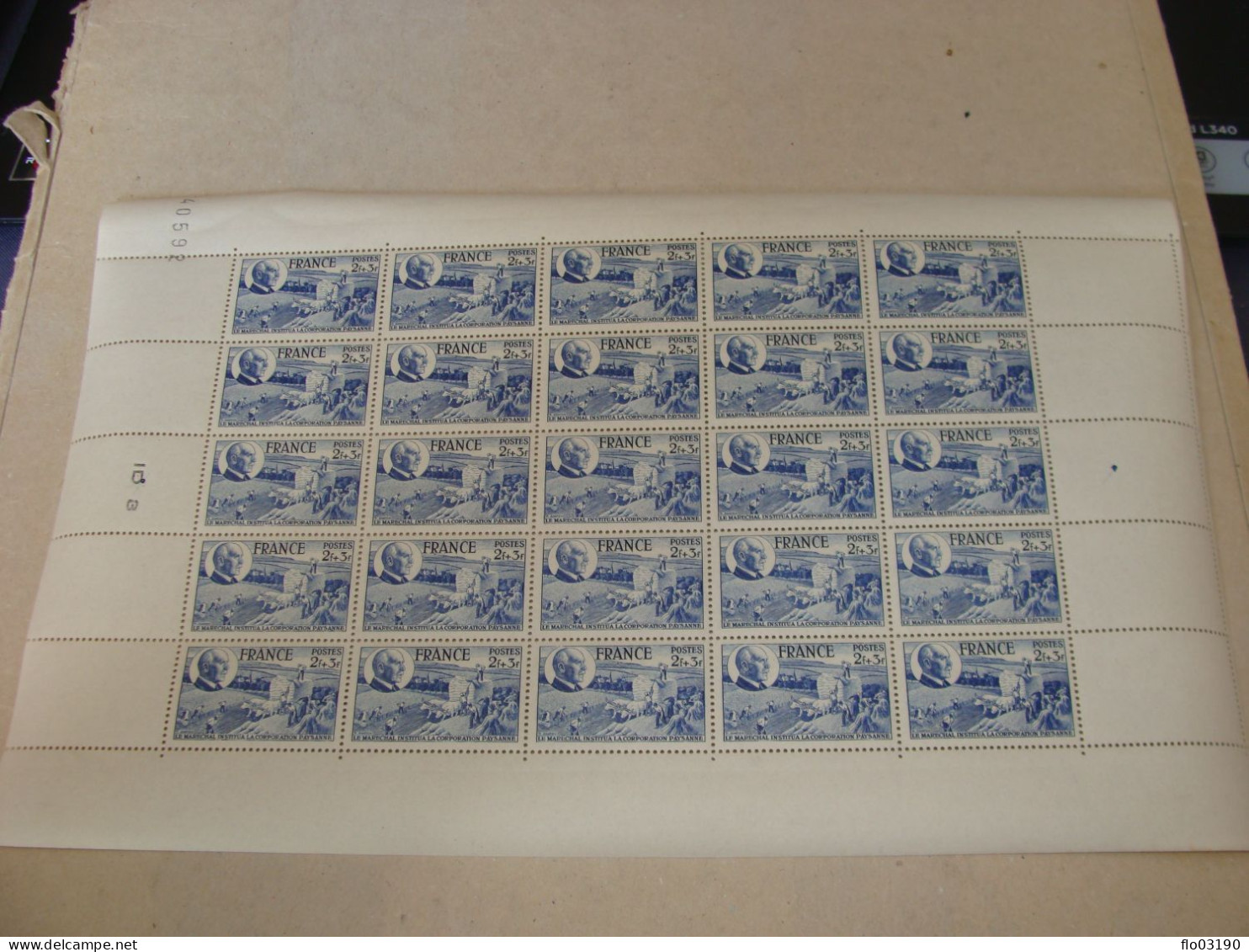 N° 607 En Feuille  De  25 Timbres Entières Neuves - Volledige Vellen