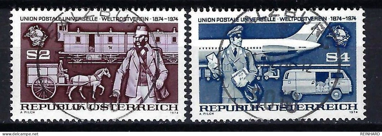 ÖSTERREICH Komplettsatz ANK-Nr. 1489 - 1490 UPU Gestempelt - Siehe Bild - Used Stamps