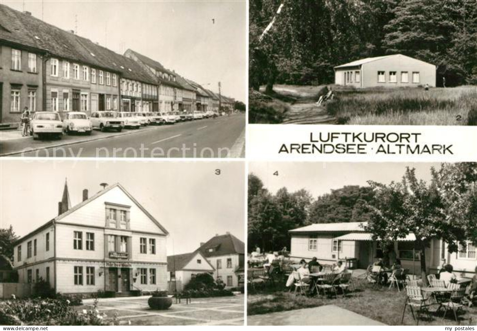 73099189 Arendsee Altmark Rathaus FDGB Feriendienst Kaffeegarten Arendsee Altmar - Andere & Zonder Classificatie