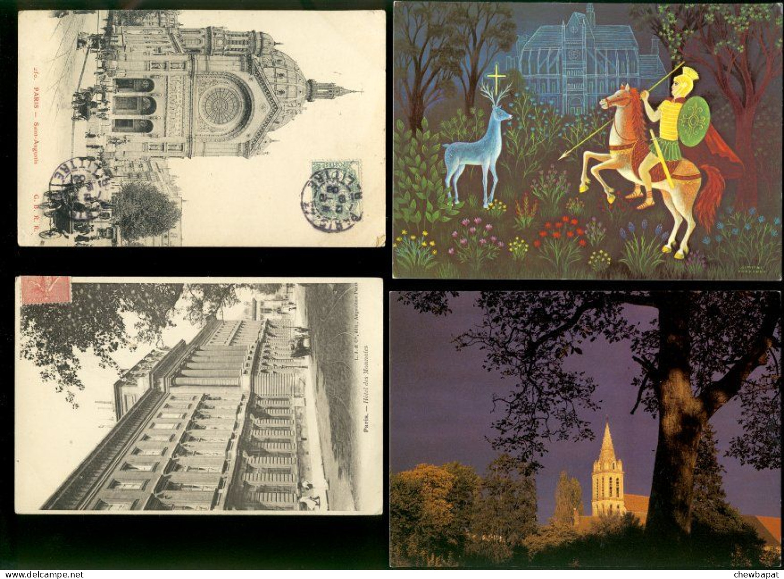 Paris Et Banlieue - Lot De 16 Cartes Différentes - Toutes Scannées Recto Verso - 5 - 99 Postcards