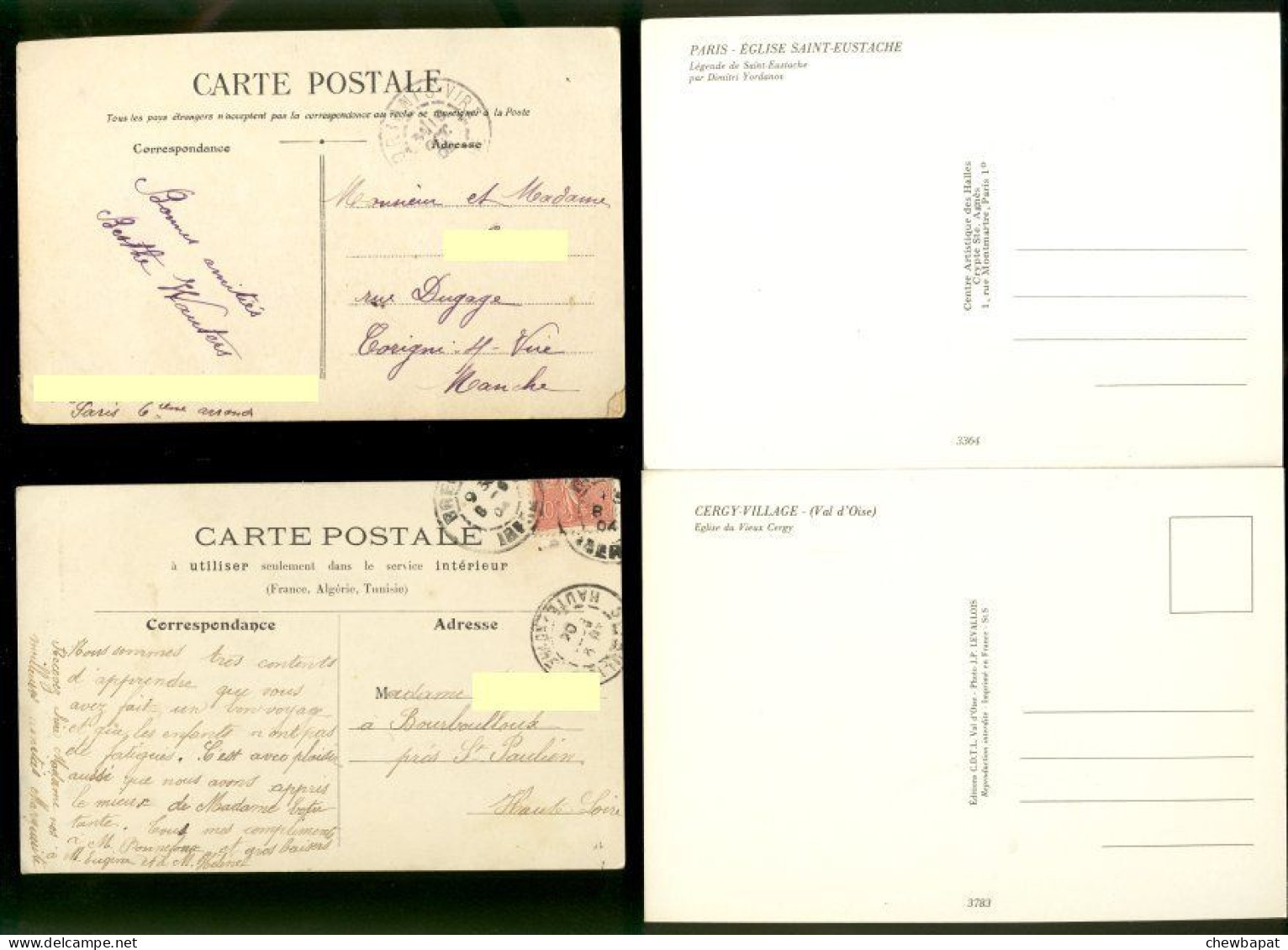 Paris Et Banlieue - Lot De 16 Cartes Différentes - Toutes Scannées Recto Verso - 5 - 99 Postcards