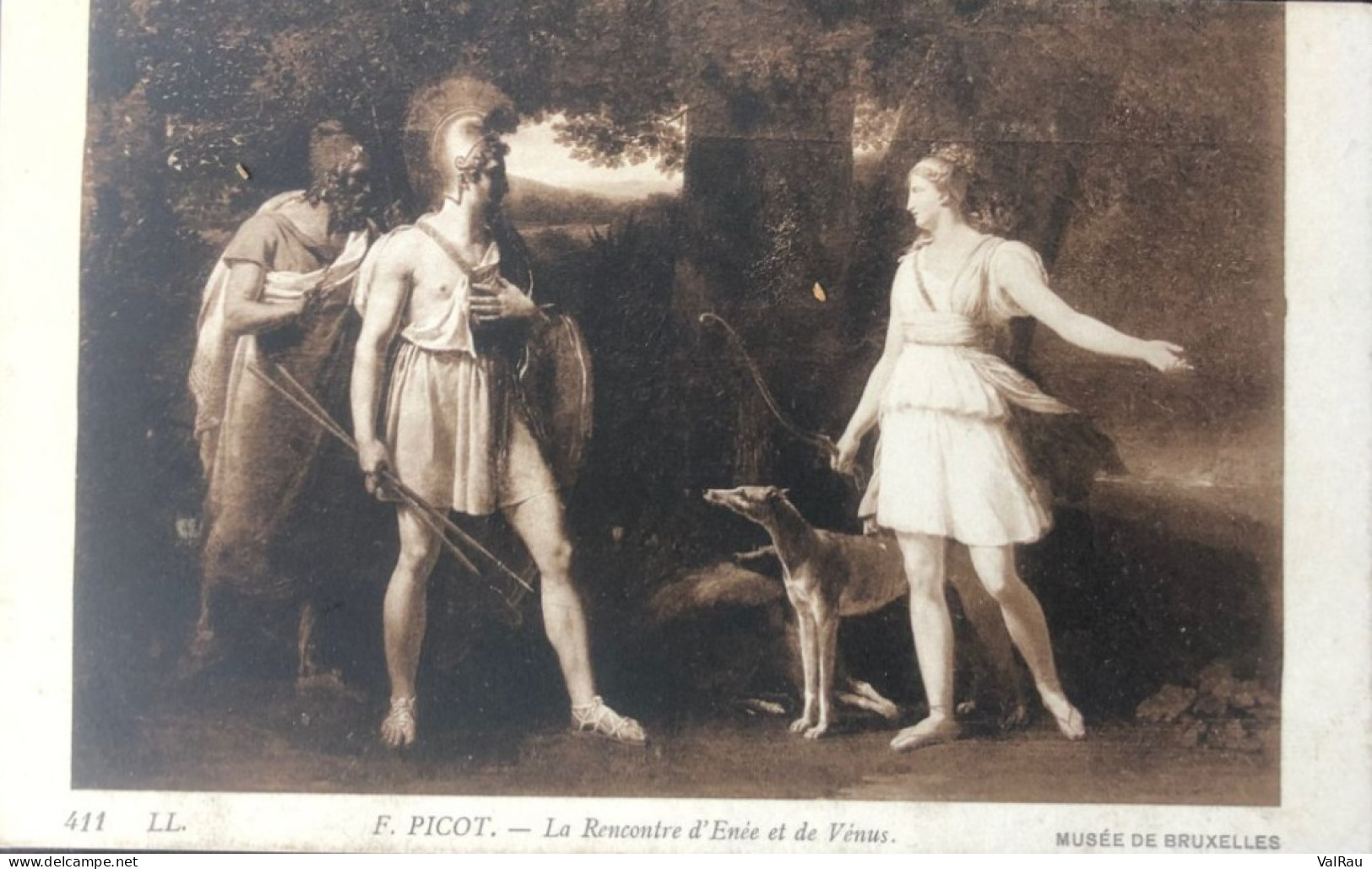 La Rencontre D'Enée Et De Vénus - F. Picot - Musée De Bruxelles - Peintures & Tableaux