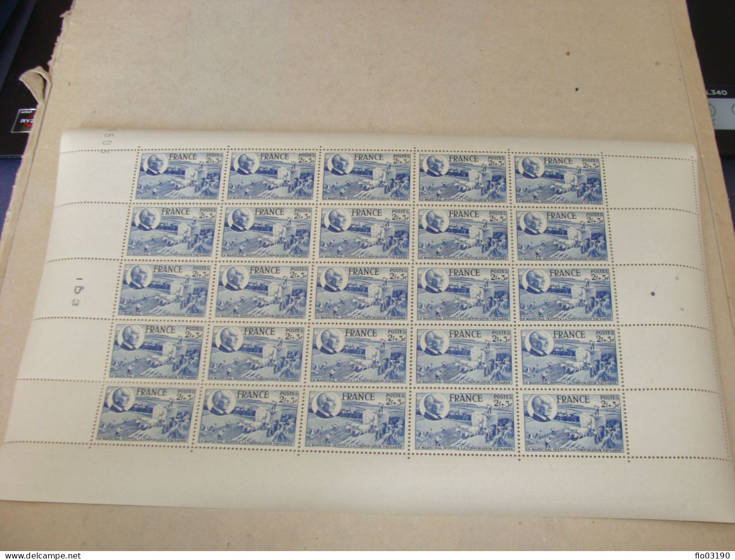 N° 607 En Feuille  De  25 Timbres Entières Neuves - Ganze Bögen