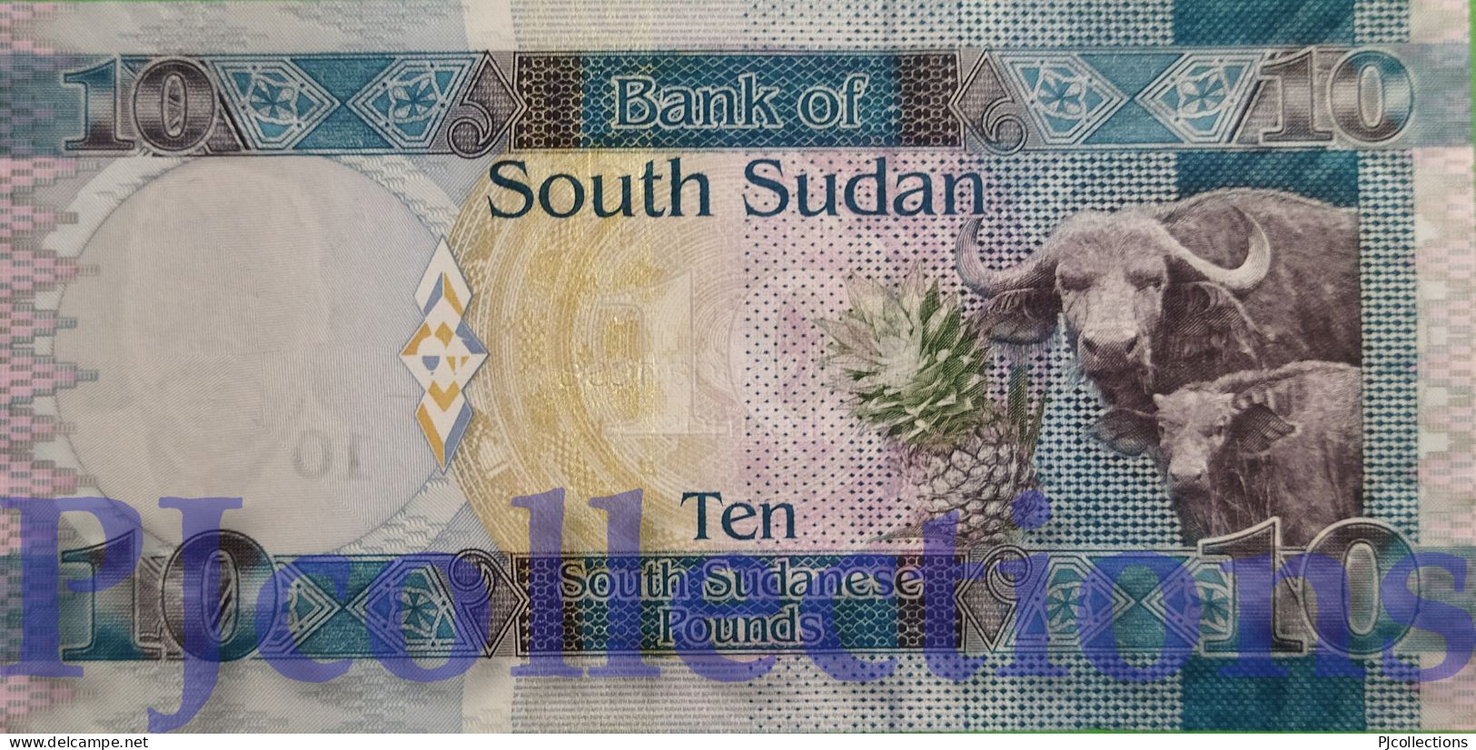 SOUTH SUDAN 10 POUNDS 2011 PICK 7 UNC - Sudán Del Sur