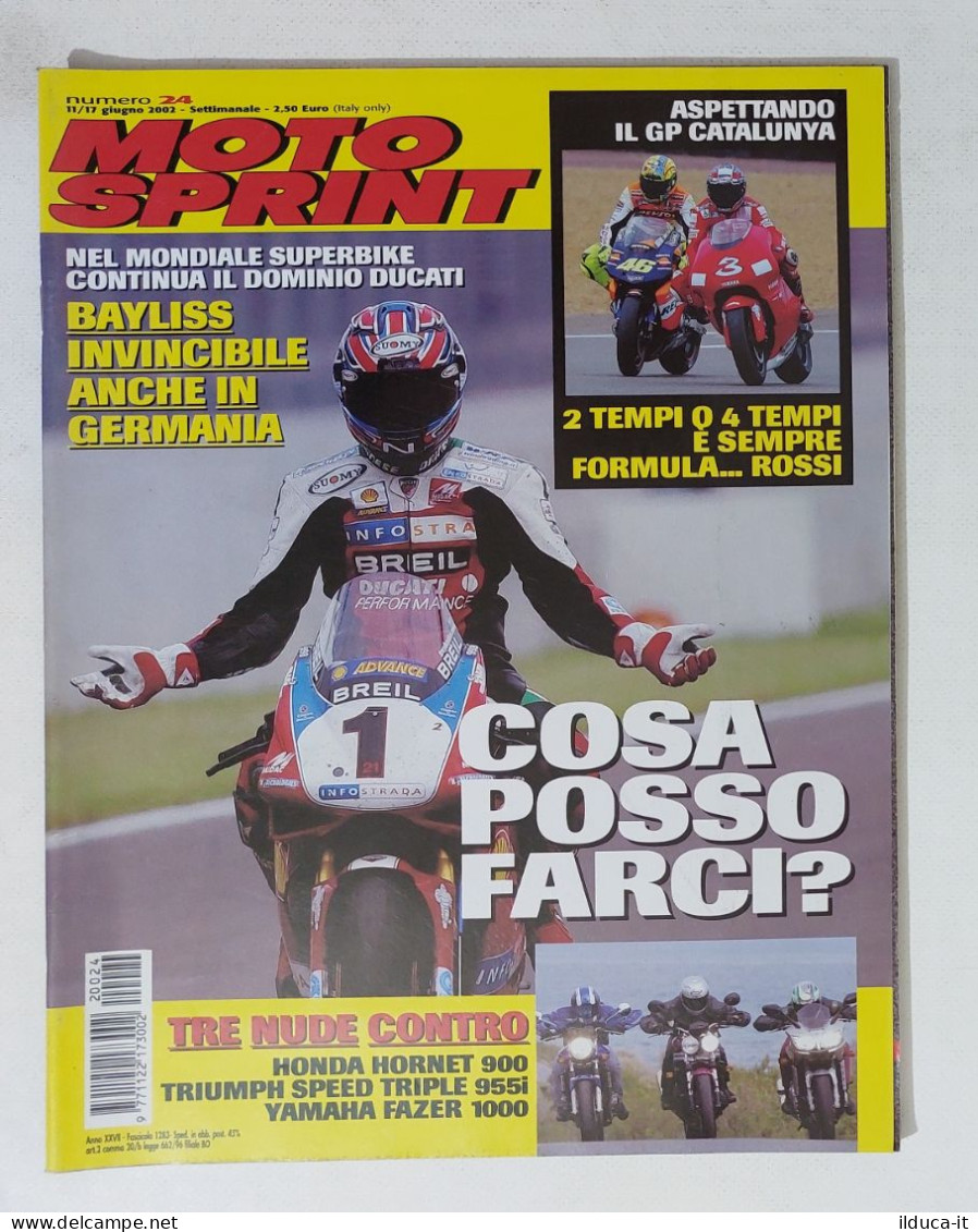 35041 Motosprint 2002 A. XXVII N. 24 - Dominio Ducati Mondiale SBK + Poster - Motori