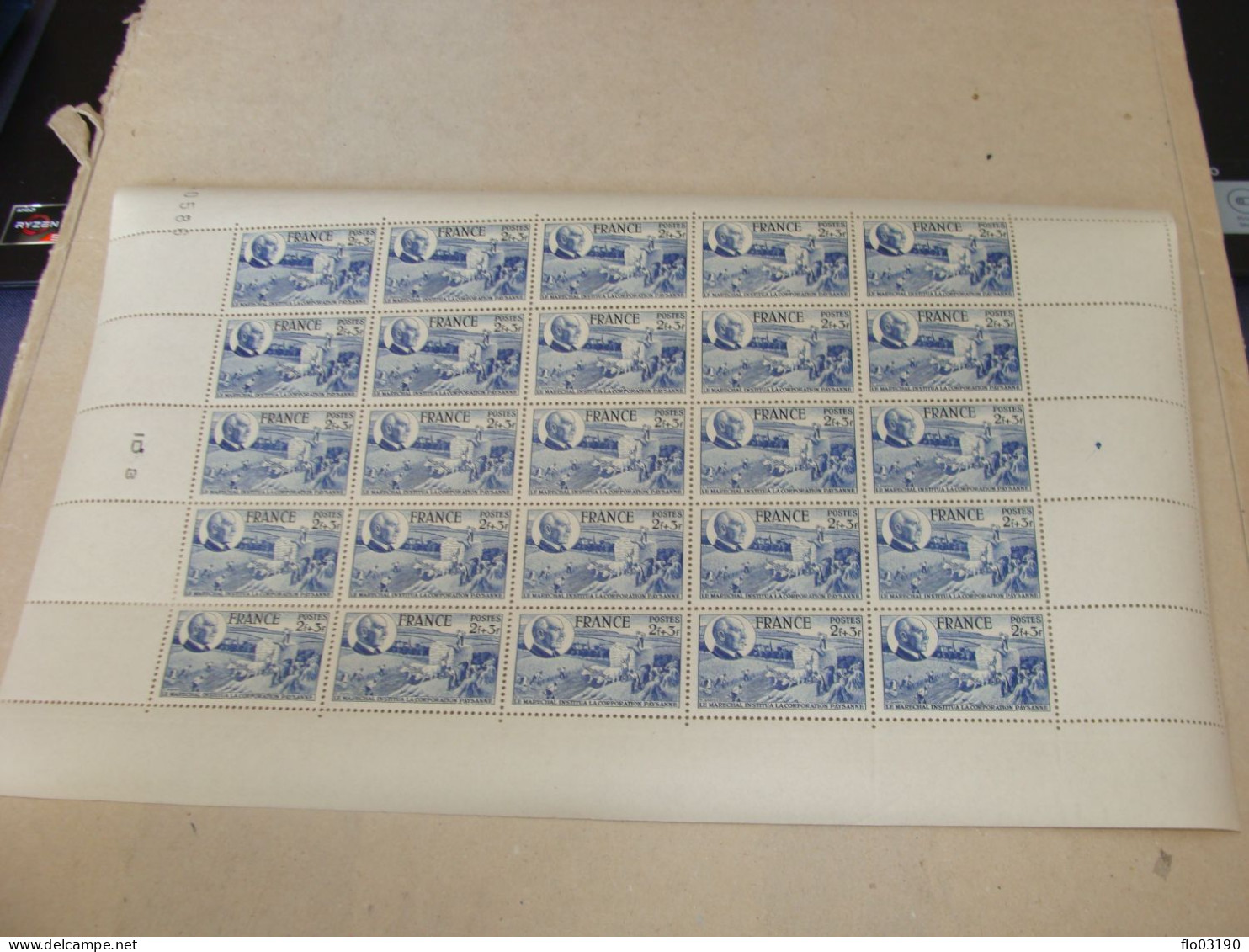 N° 607 En Feuille  De  25 Timbres Entières Neuves - Volledige Vellen