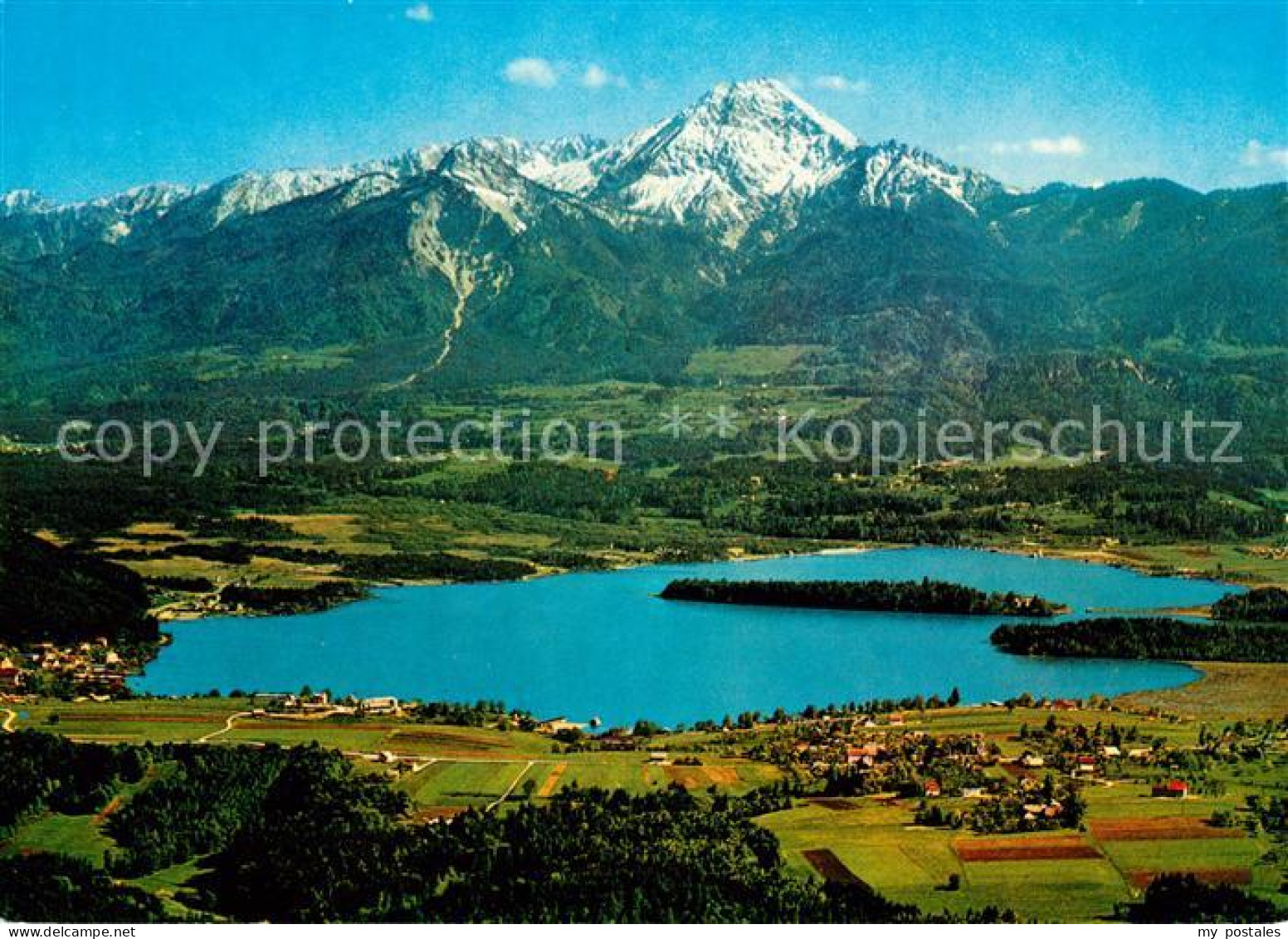 73099072 Faakersee Drobollach Panorama Faakersee - Andere & Zonder Classificatie