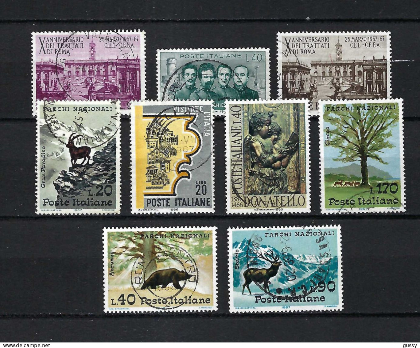 ITALIE Ca. 1967: Lot D' Obl. - 1961-70: Usados