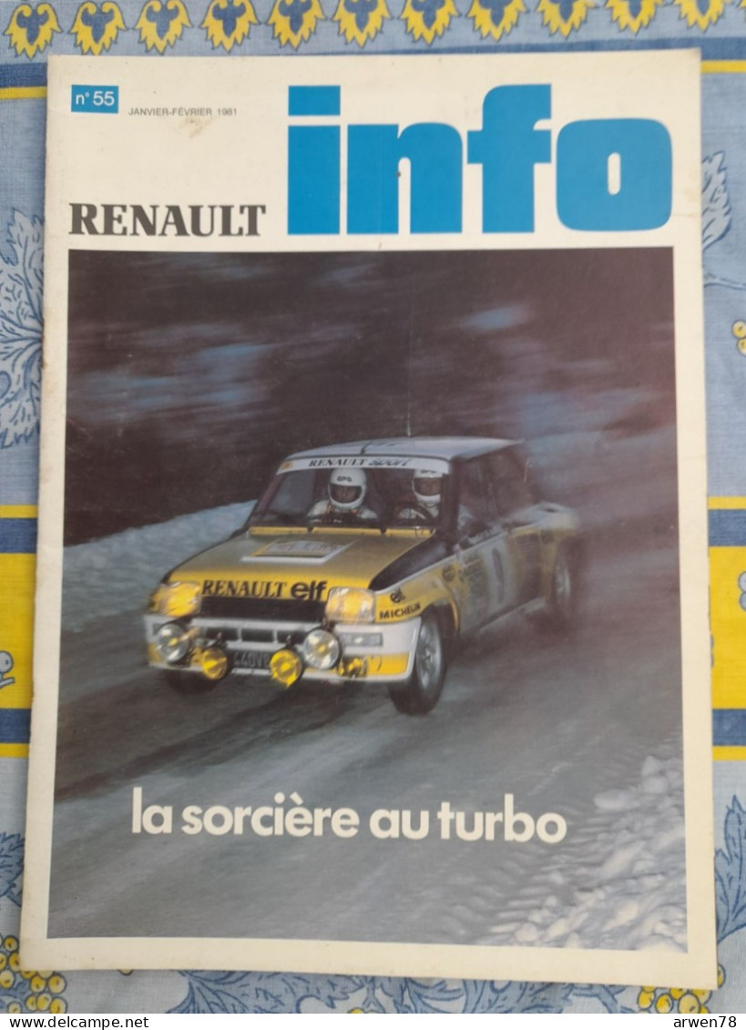 RENAULT INFO 1981 JOURNAL DE LA REGIE NATIONALE SOMMAIRE - Auto/Motor