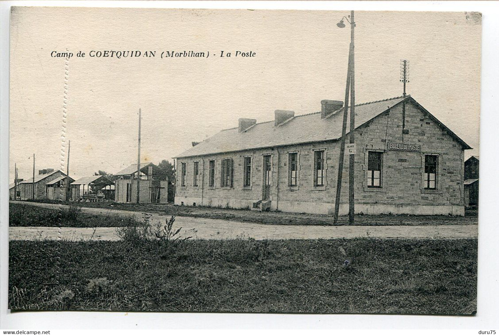 Militaria Non écrite * Camp De COETQUIDAN La POSTE * Edition Baglin - Casernes