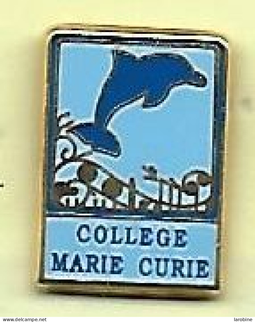 @@ Arthus Bertrand Joli Dauphin Collège MARIE CURIE La Seyne Sur Mer Var PACA  Neuf ( 1.3x1.8) @@anim166a - Arthus Bertrand