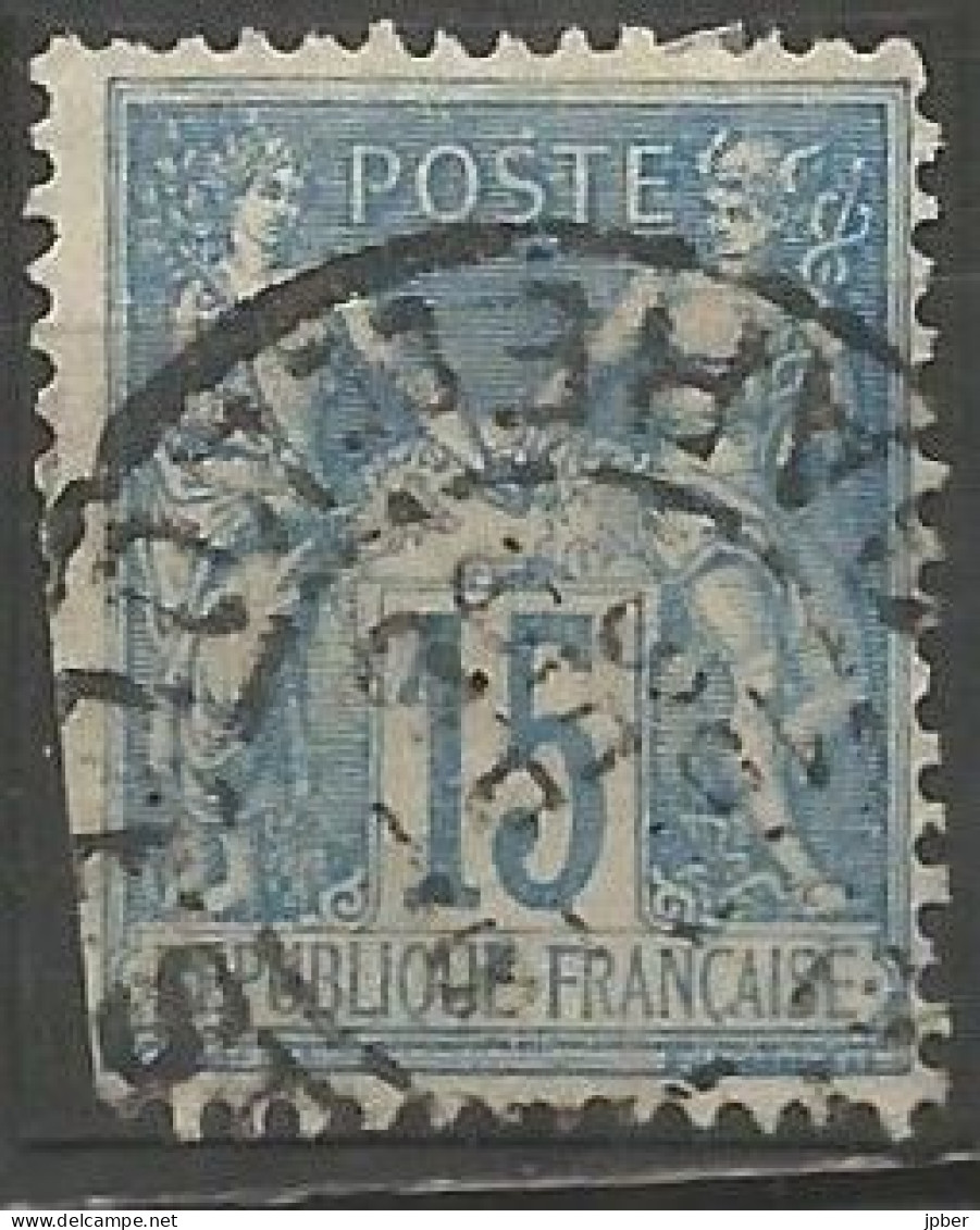 France - Paris Gare De L'Ouest - Cachet Sur Type Sage - Bahnpost