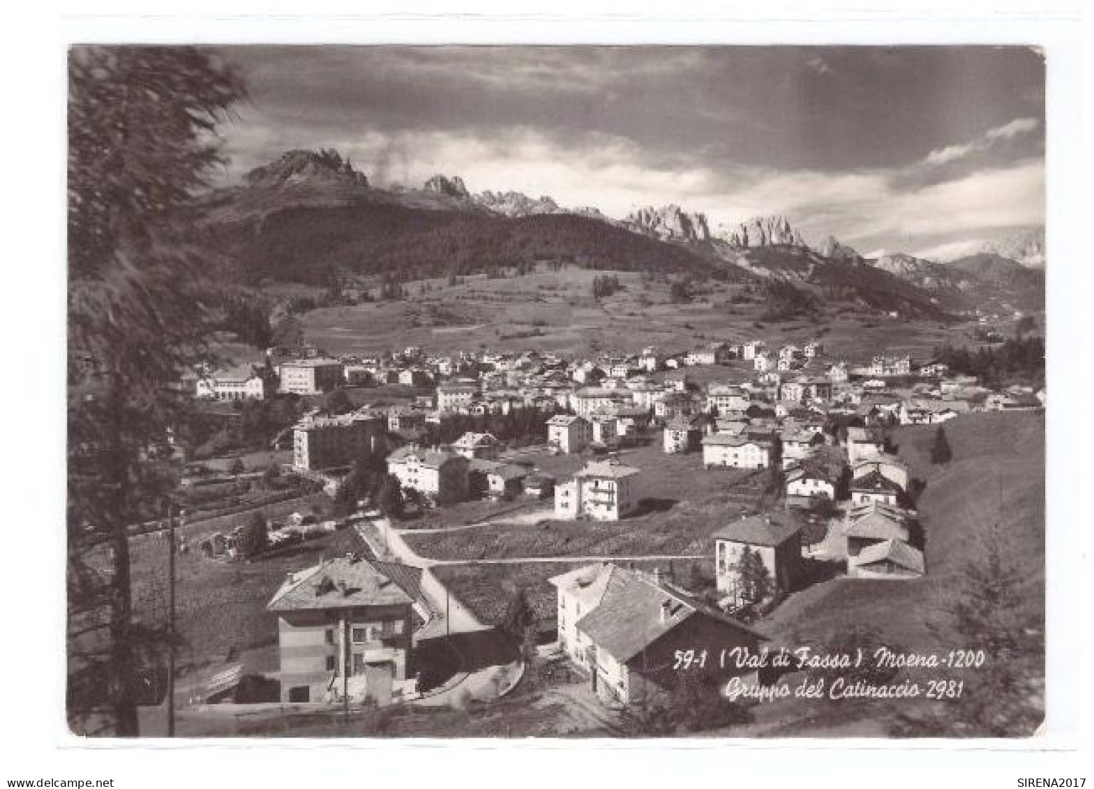 MOENA - VAL DI FASSA - GRUPPO DEL CATINACCIO - TRENTO - VIAGGIATA - Trento