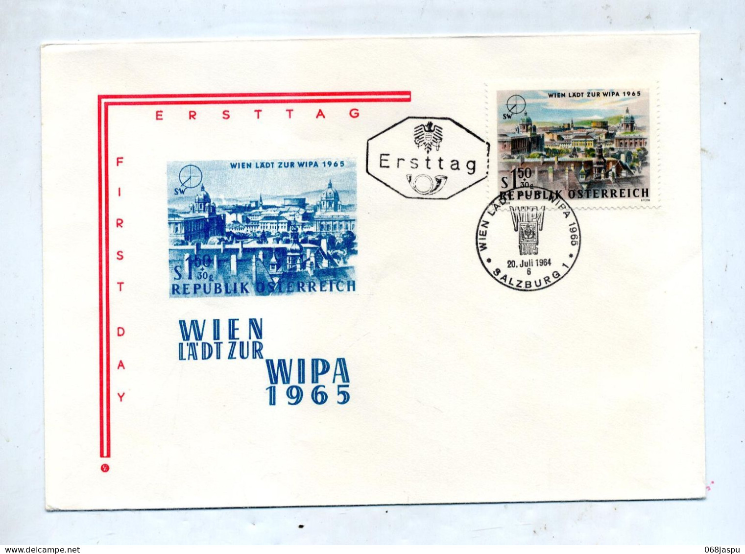 Lettre Dc? 1964 Salzburg Expo Wipa - FDC