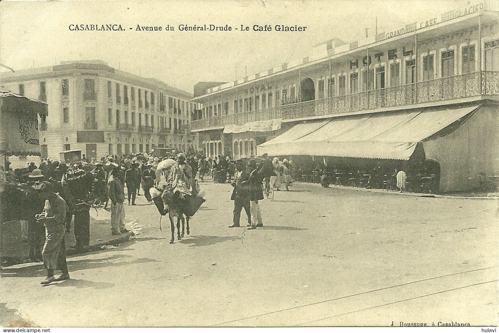 CASABLANCA - AVENUE DU GENERAL DRUDE - LE CAFE GLACIER (ref 428) - Casablanca