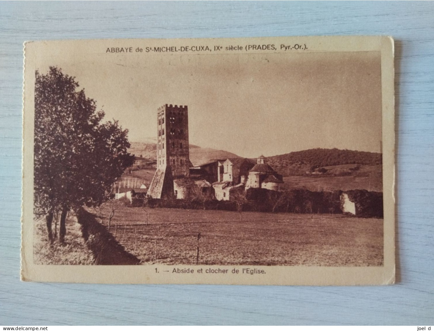 CPA 66 Pyrénées Orientale - Prades: Abbaye De St. Michel De Cuxa (circulè) - Prades