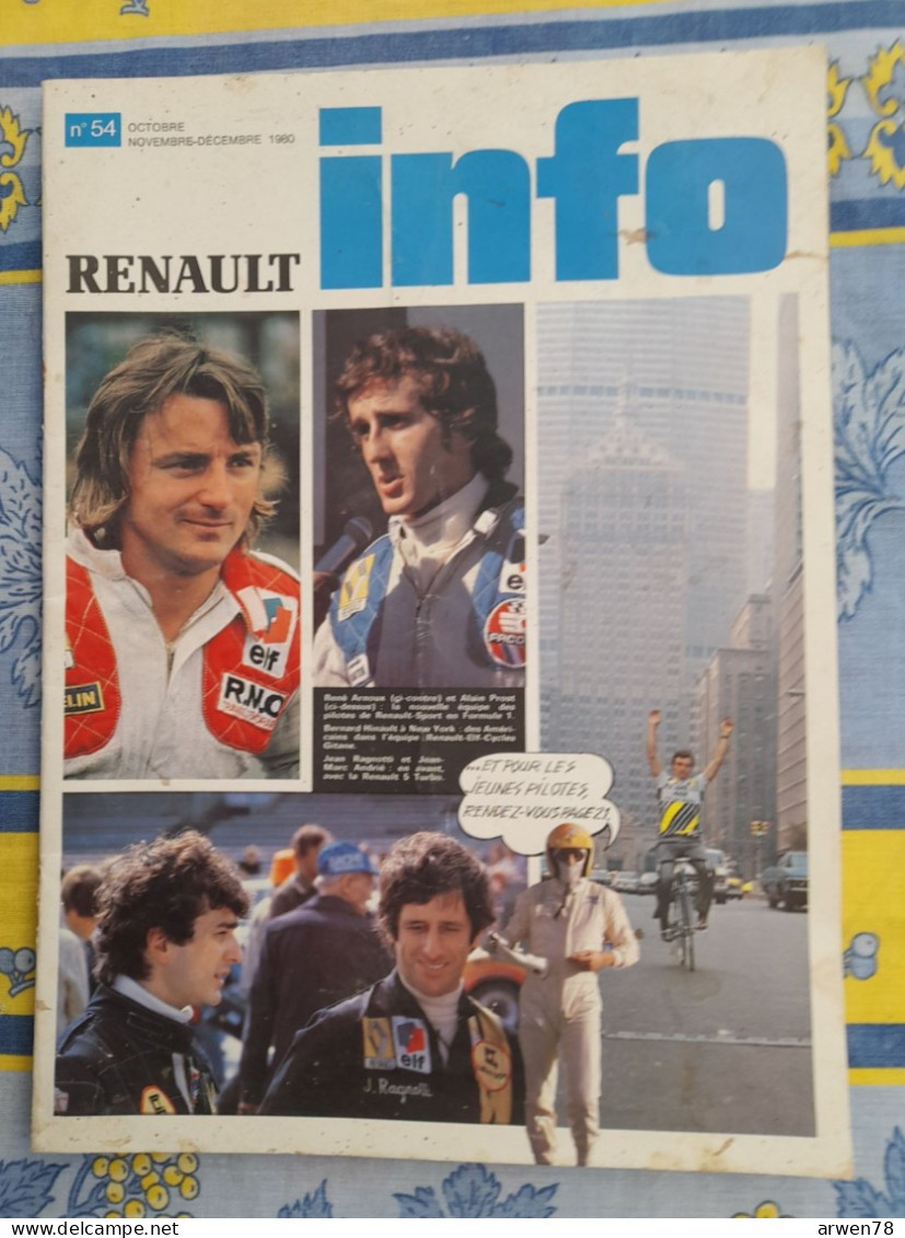 RENAULT INFO 1980 JOURNAL DE LA REGIE NATIONALE SOMMAIRE - Auto/Motor