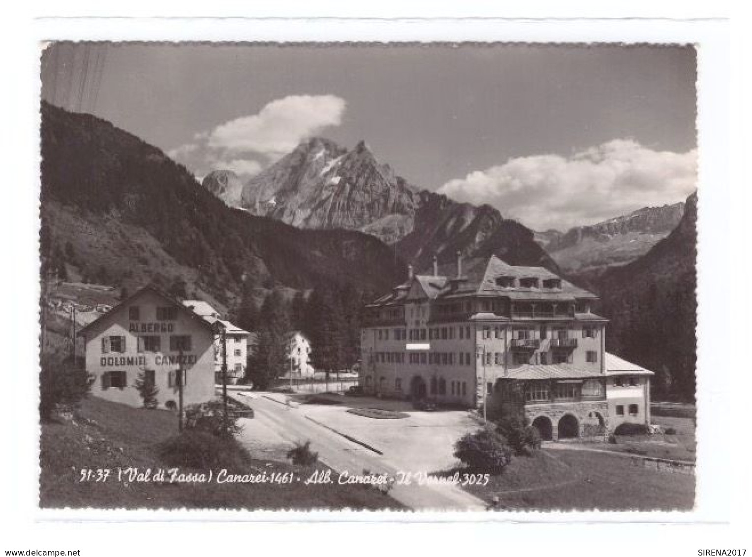 CANAZEI - VAL DI FASSA - ALBERGO CANAZEI - IL VERNEL - TRENTO - VIAGGIATA - Trento