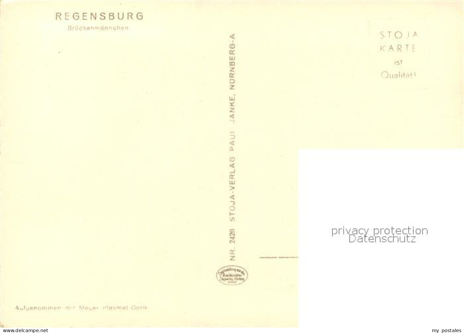 73098450 Regensburg Brueckenmaennchen Regensburg - Regensburg