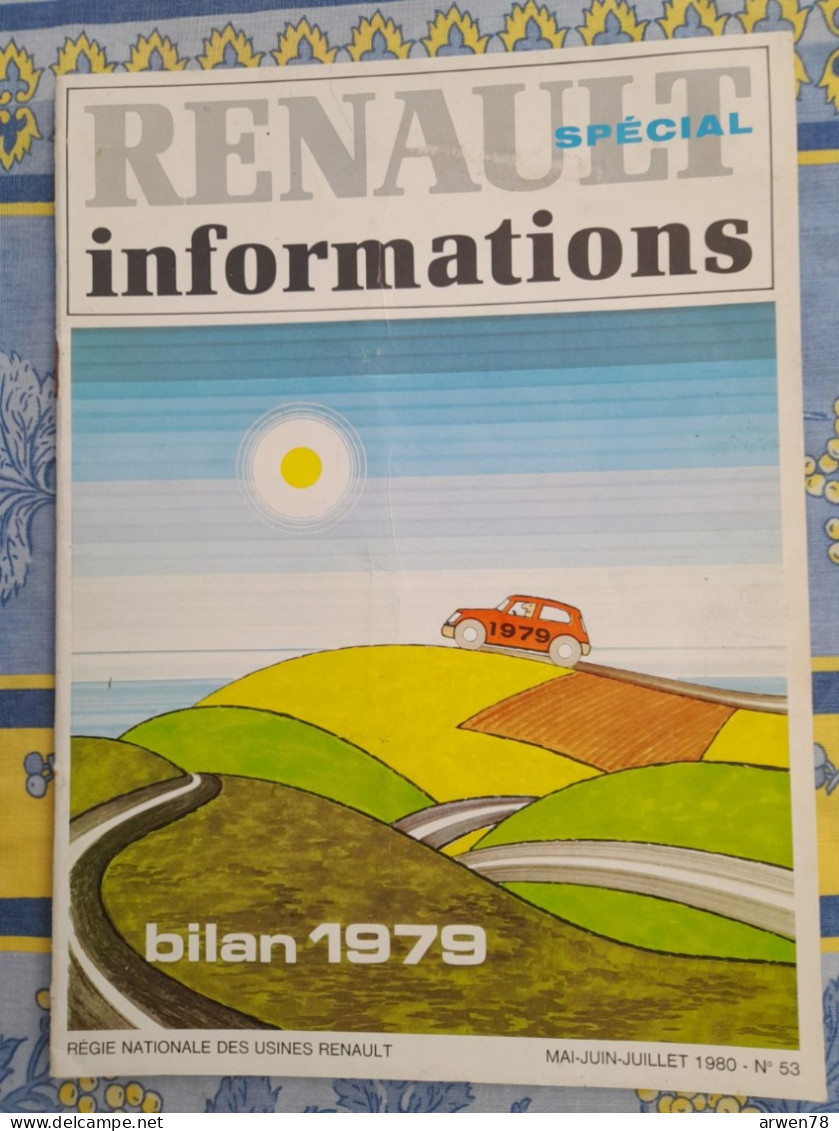 RENAULT INFO 1980 JOURNAL DE LA REGIE NATIONALE SOMMAIRE SPECIAL BILAN 1979 - Auto/Motor