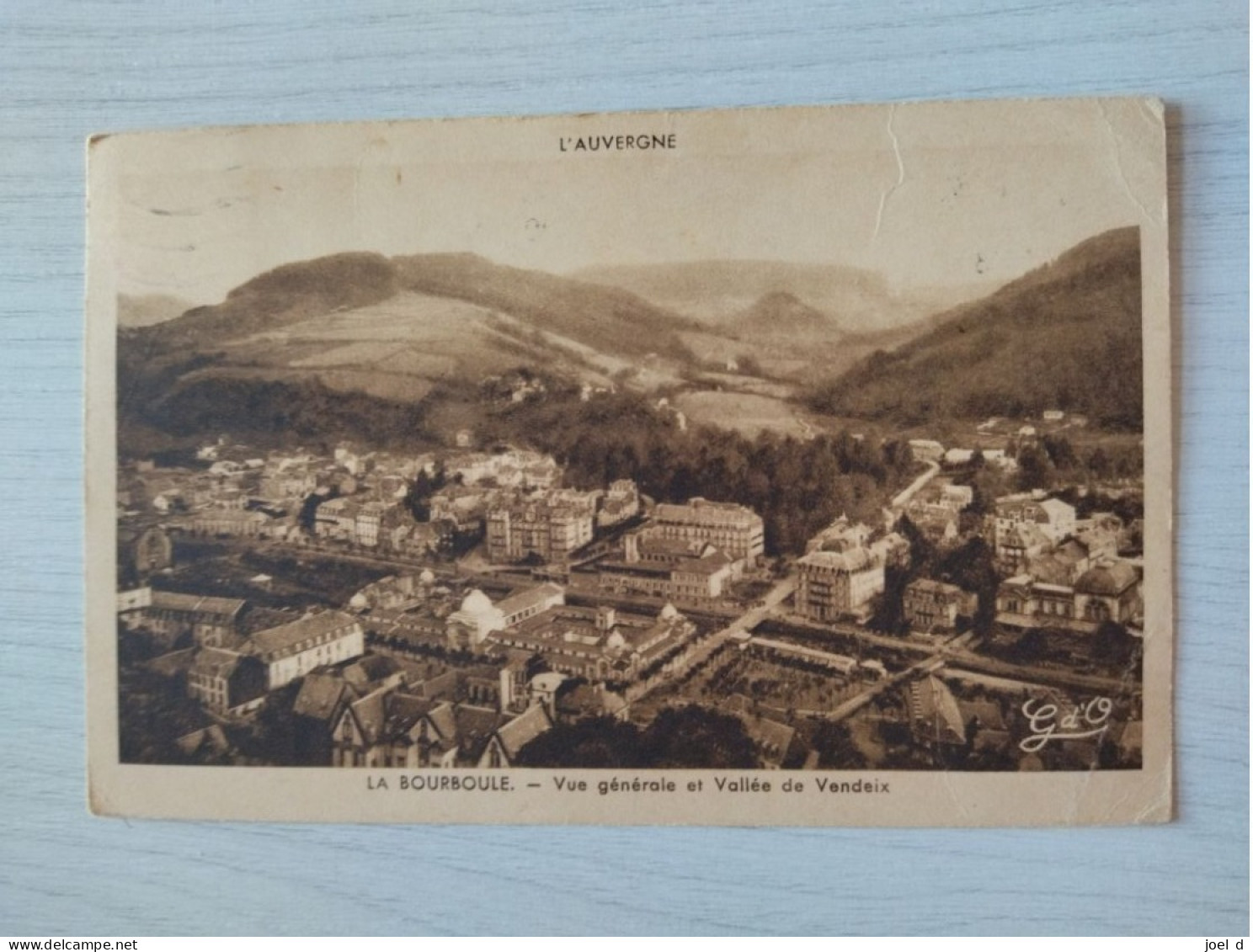 CPA 63 Puy De Dôme La Bourboule: Vue Générale Et Vallée De Vendeix (circulé) - La Bourboule