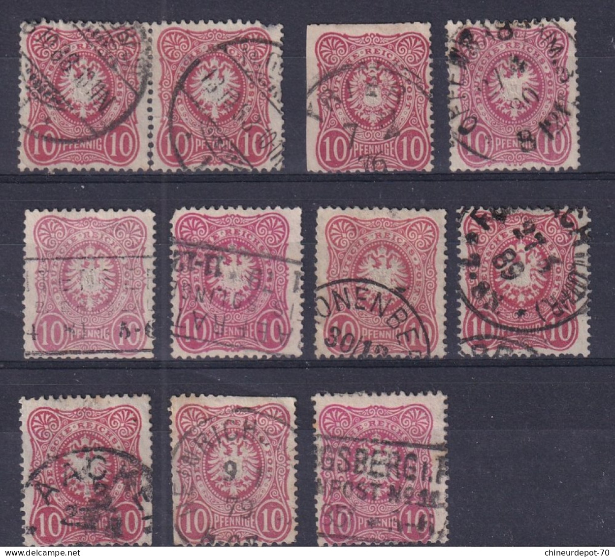 Timbres  Allemagne Deutsche - Altri & Non Classificati