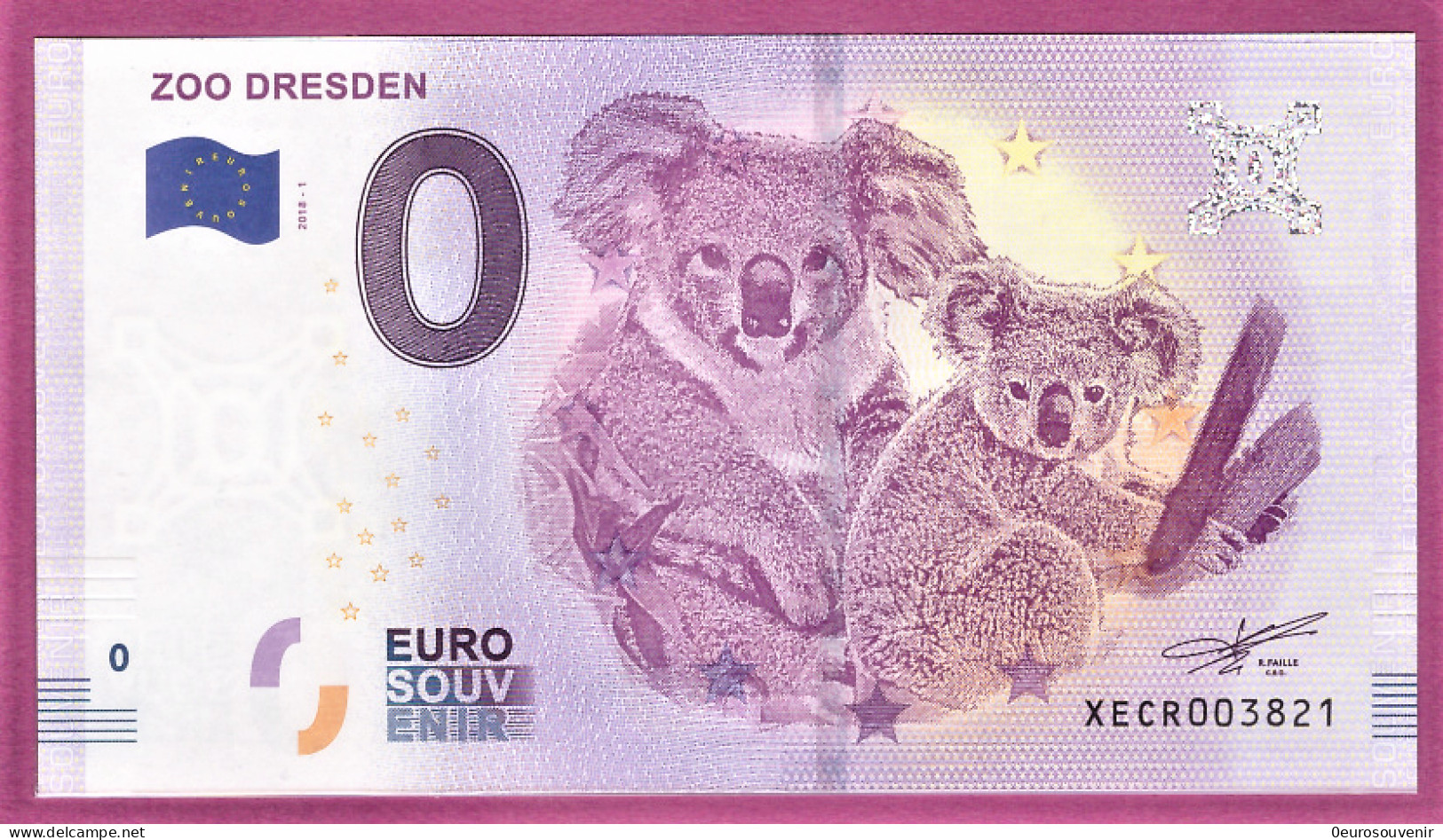0-Euro XECR 2018-1 ZOO DRESDEN - Private Proofs / Unofficial
