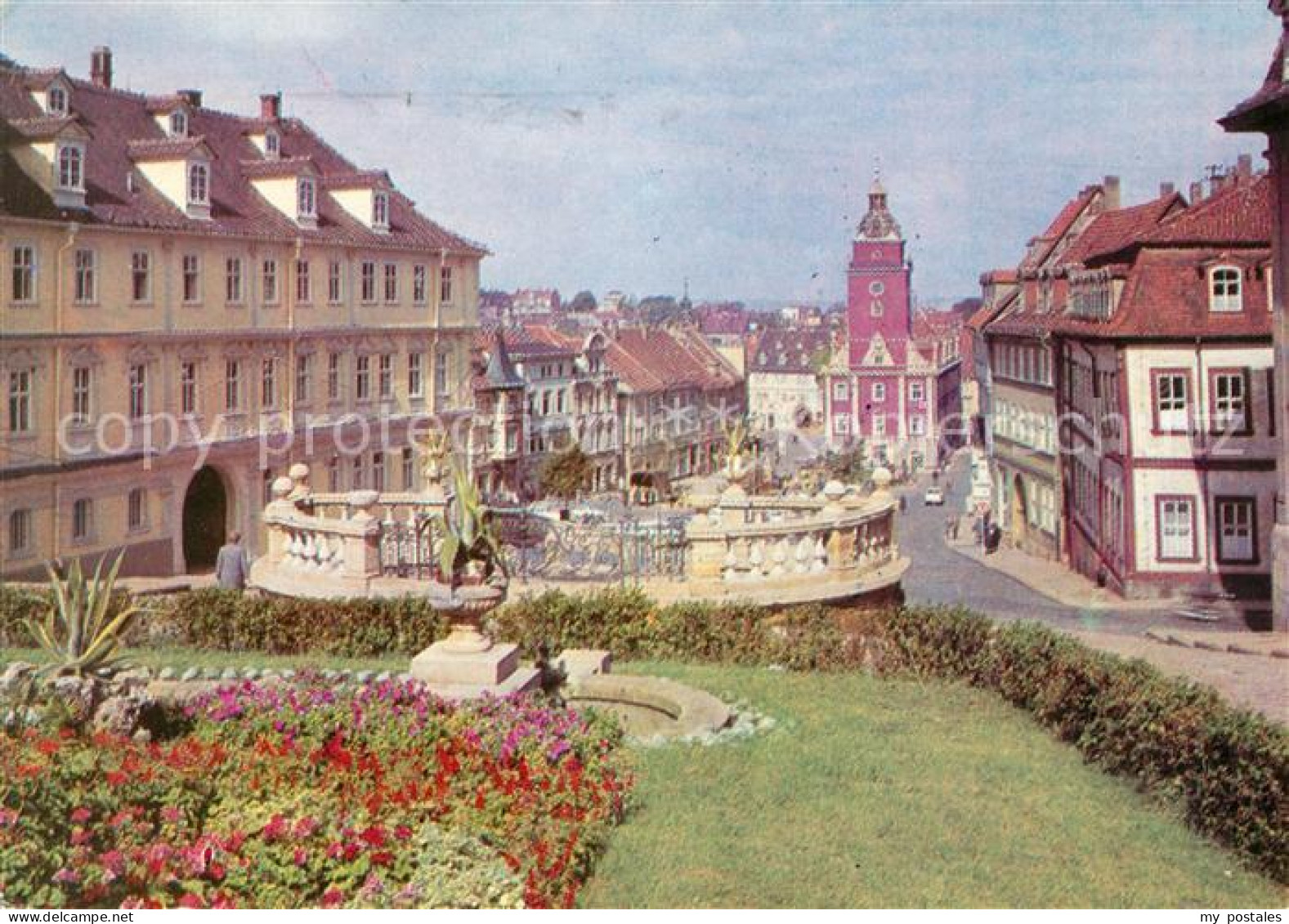 73097934 Gotha Thueringen Wasserkunst Hauptmarkt Und Rathaus Gotha Thueringen - Gotha