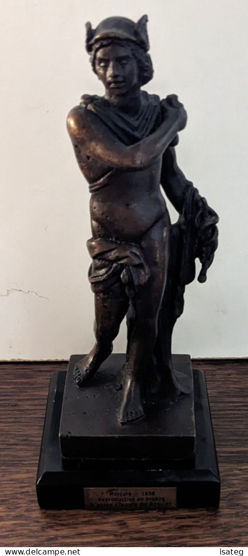 Statuette Reproduction En Bronze "Mercure" - Bronzes