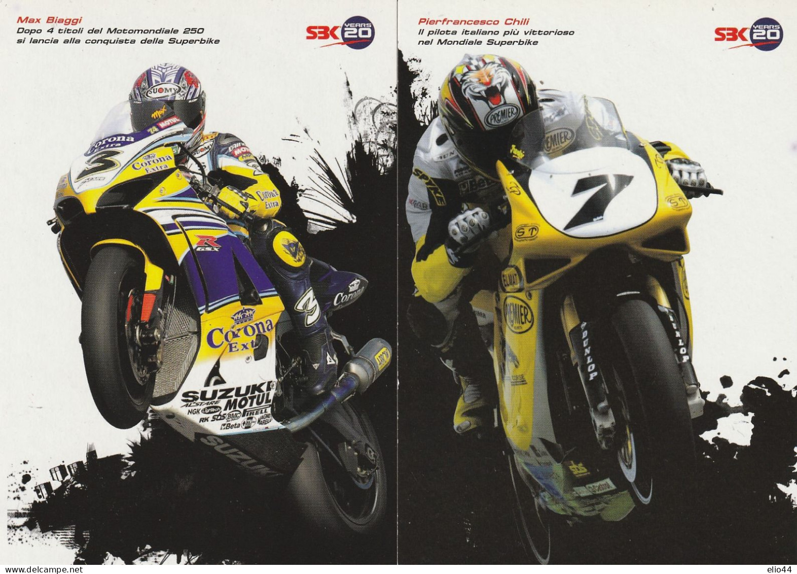 Tematica  Motociclismo - Pierfrancesco Chili - Max Biaggi - - Motorcycle Sport