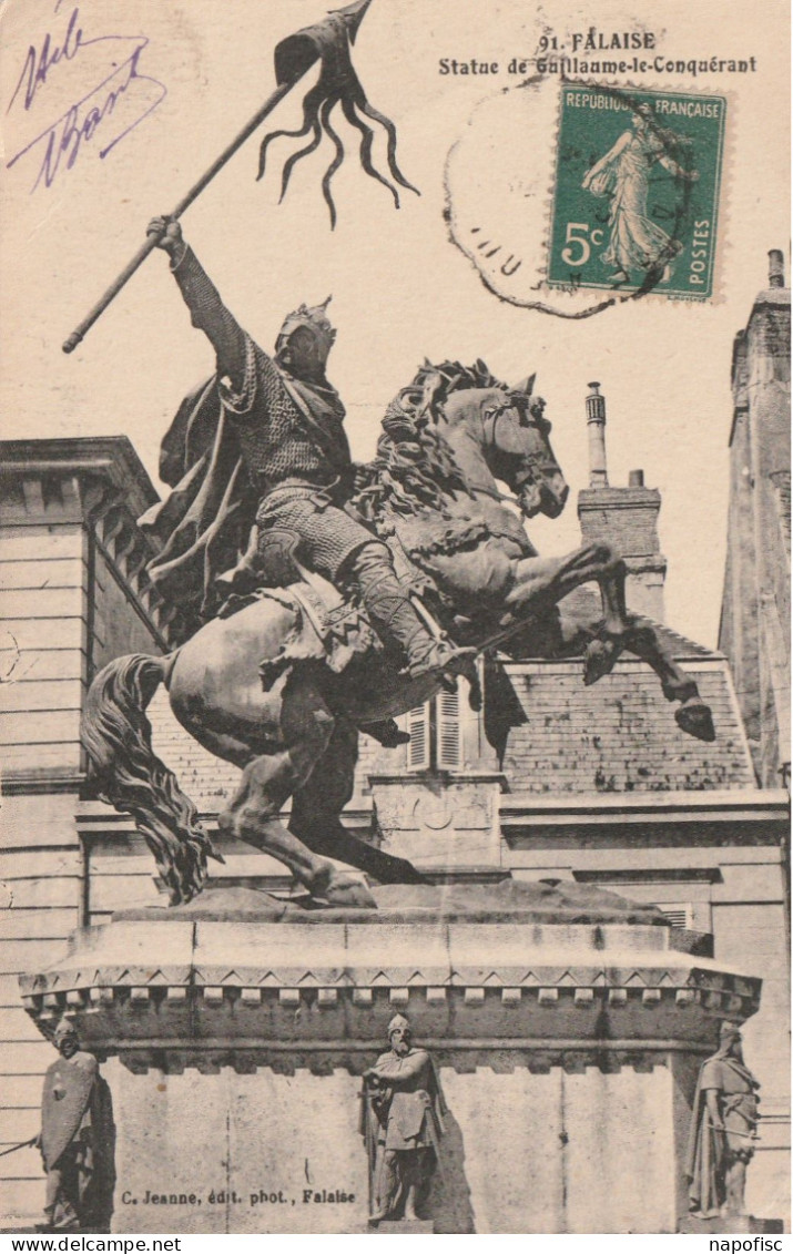 14-Falaise Statue De Guillaume Le Conquérant - Falaise
