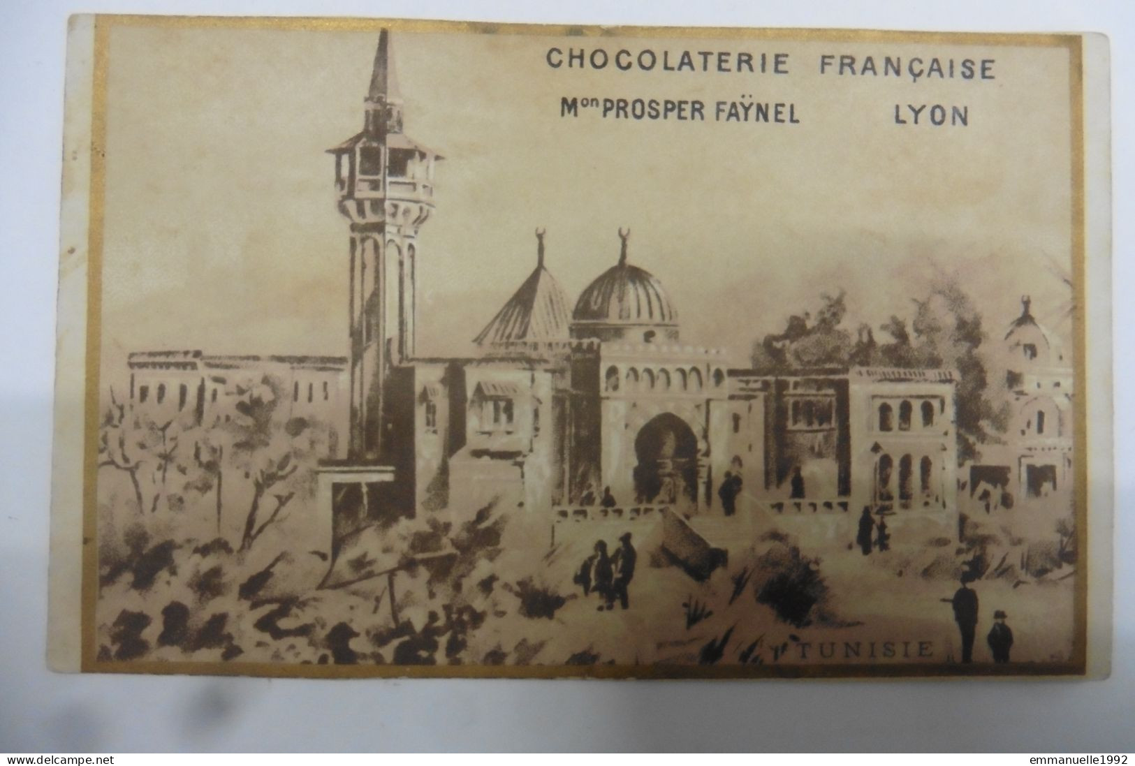 Chromo Chocolaterie - Exposition Universelle De Paris 1878 - Tunisie - Pavillon - Andere & Zonder Classificatie